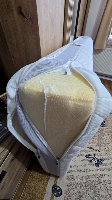Saltea Ortopedică Spumă 7 Zone MEDICOTT - MALIE, 100x200cm, Igienizată