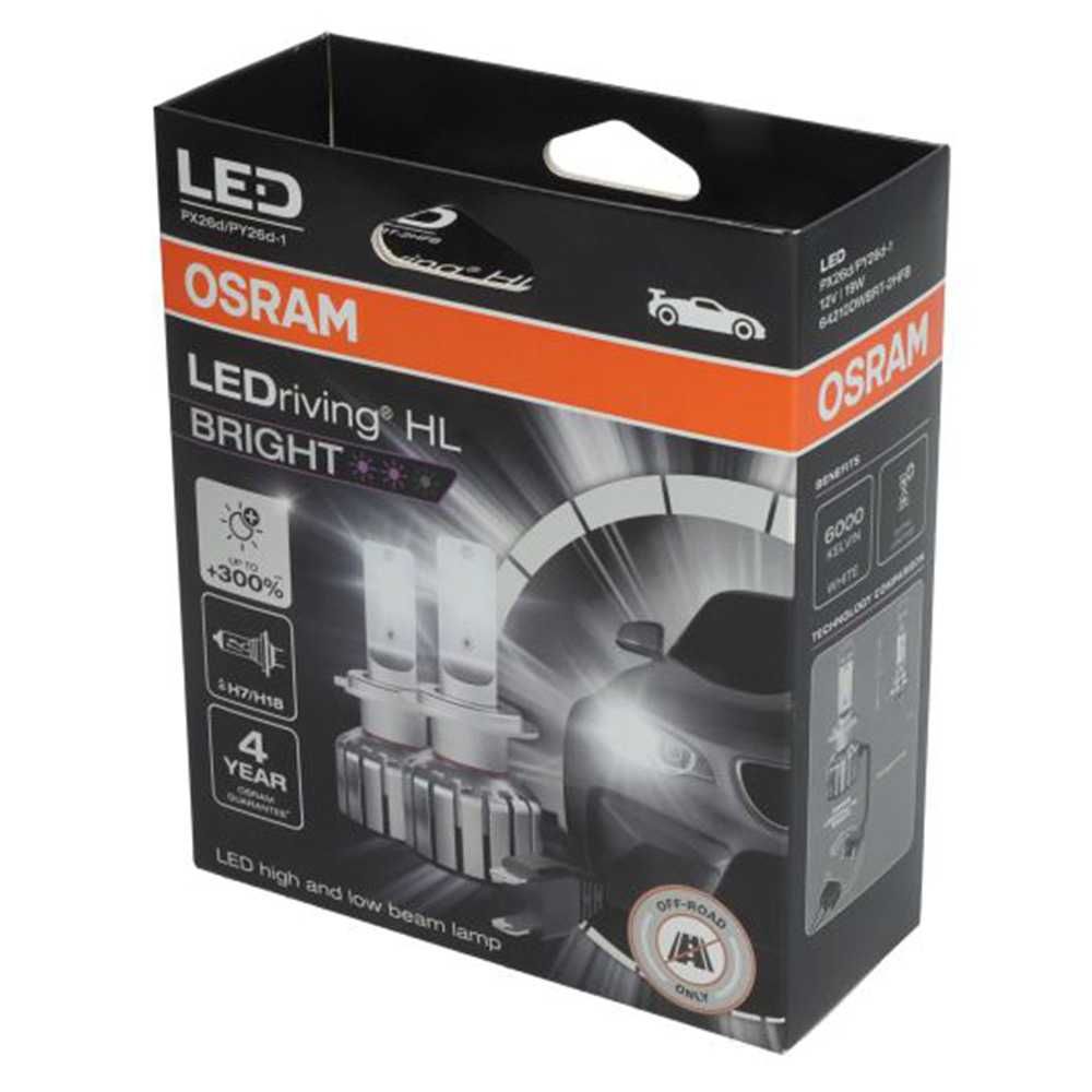 LED крушка H18/H7, 12V 19W, LEDriving HL BRIGHT, Osram