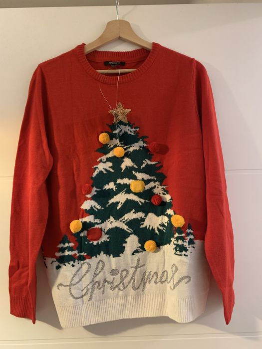 Pulover cu luminite pentru sarbatori