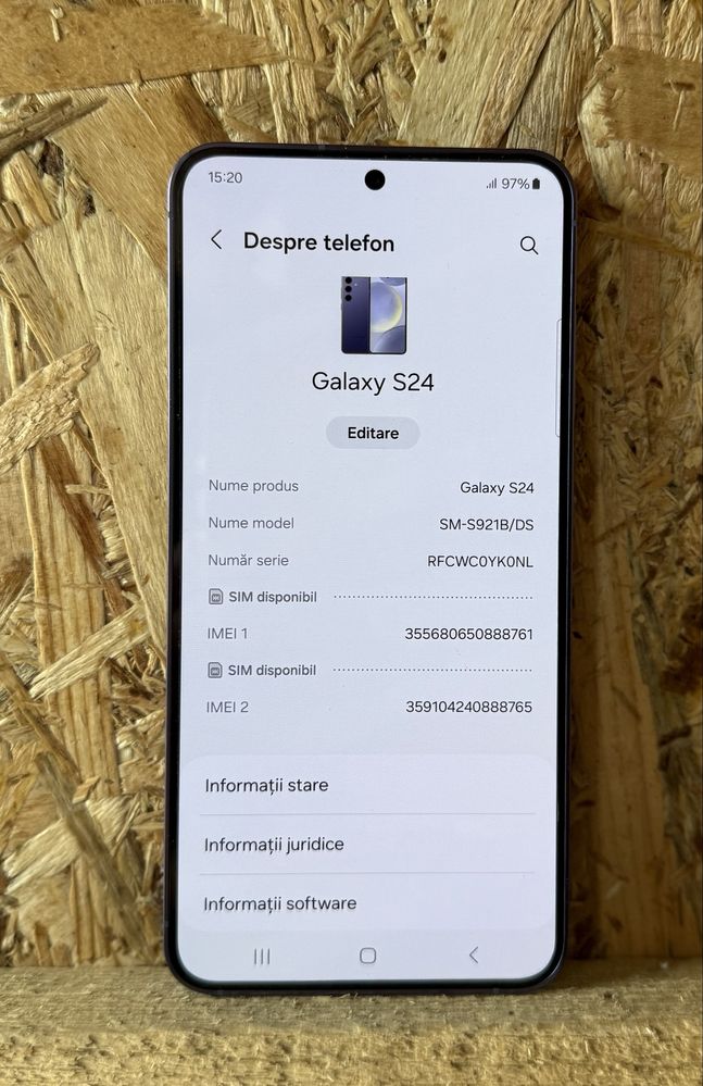 Samsung s24 Pret 1750 lei