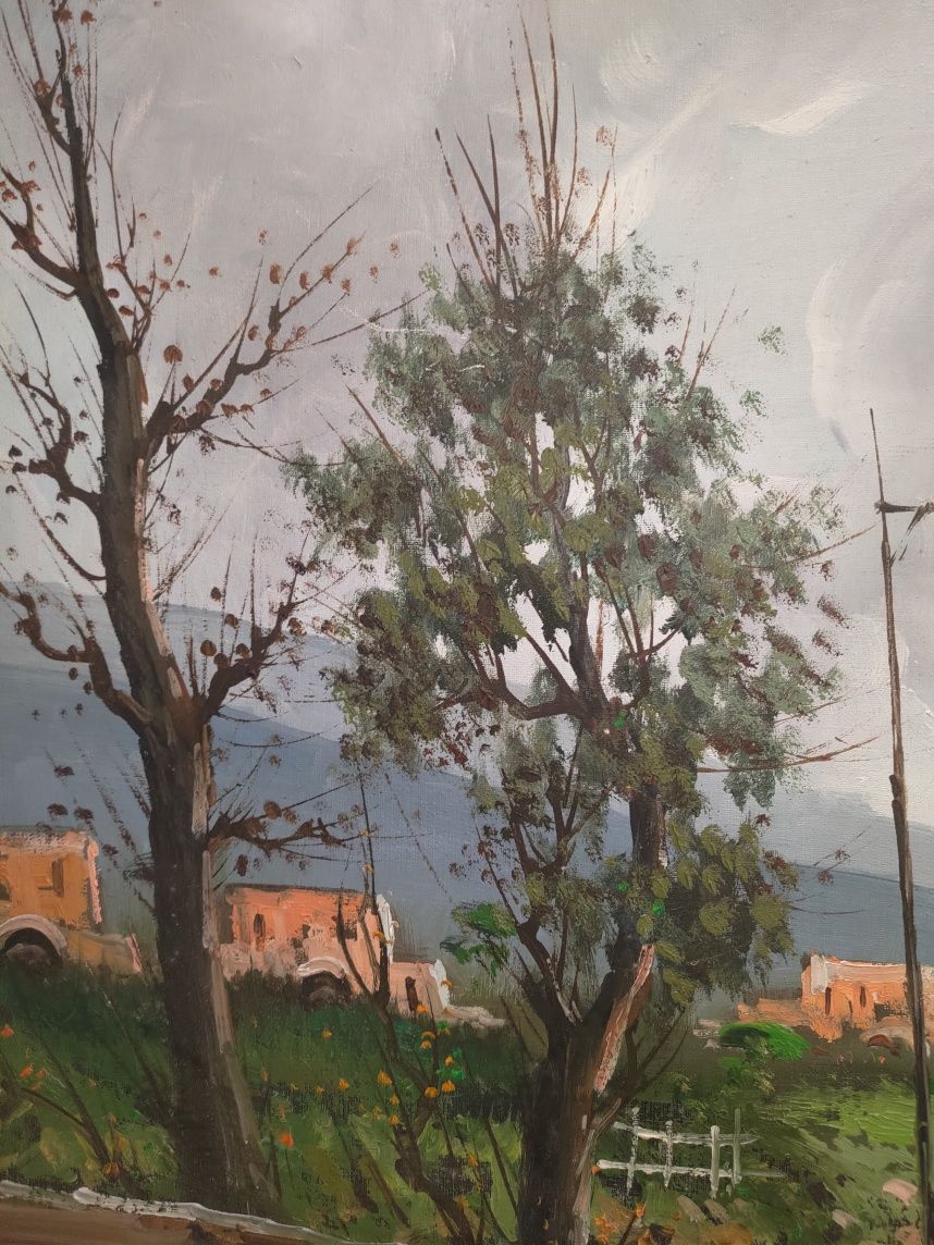 Tablou original italian, G. Botta, ulei pe pânză, cu certificat