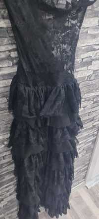 Rochie neagra cu dantela