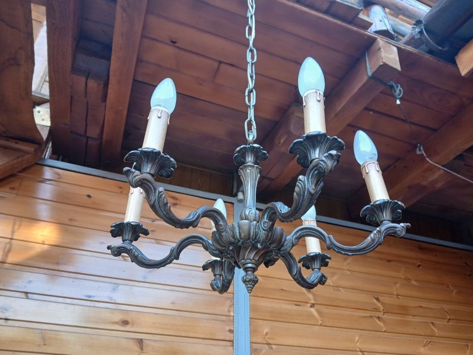 Candelabru bronz masiv