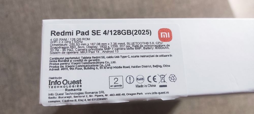 Tableta Xiaomi Redmi Pad SE 2025