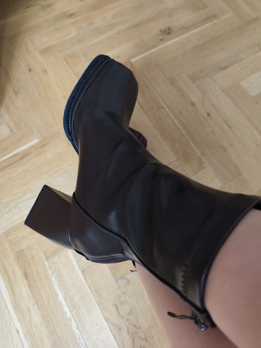 Дамски боти кафяв цвят