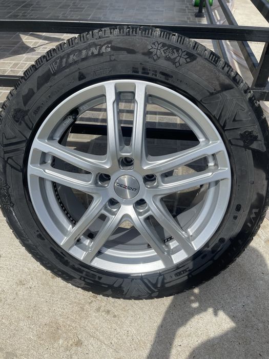 Jante 17 plus anvelope 215/60/17 iarna viking