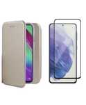 Husa Flip Piele si Folie Sticla Xiaomi Redmi Note 13C 13 PRO 5G 14C
