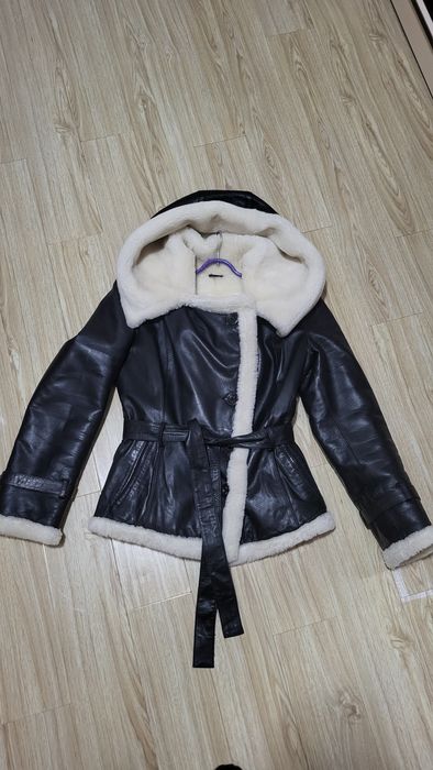 Дублёнка женская натуральная кожа, натуральная овчина