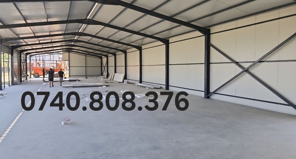 Hala construcție noua la cheie prindere pe suruburi Hale industriale