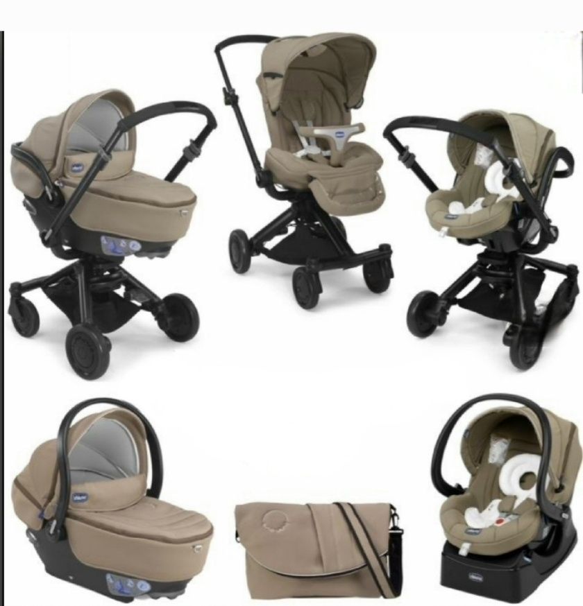 Cărucior Trio I-Move System, Chicco- șezut reversibil 360 grade