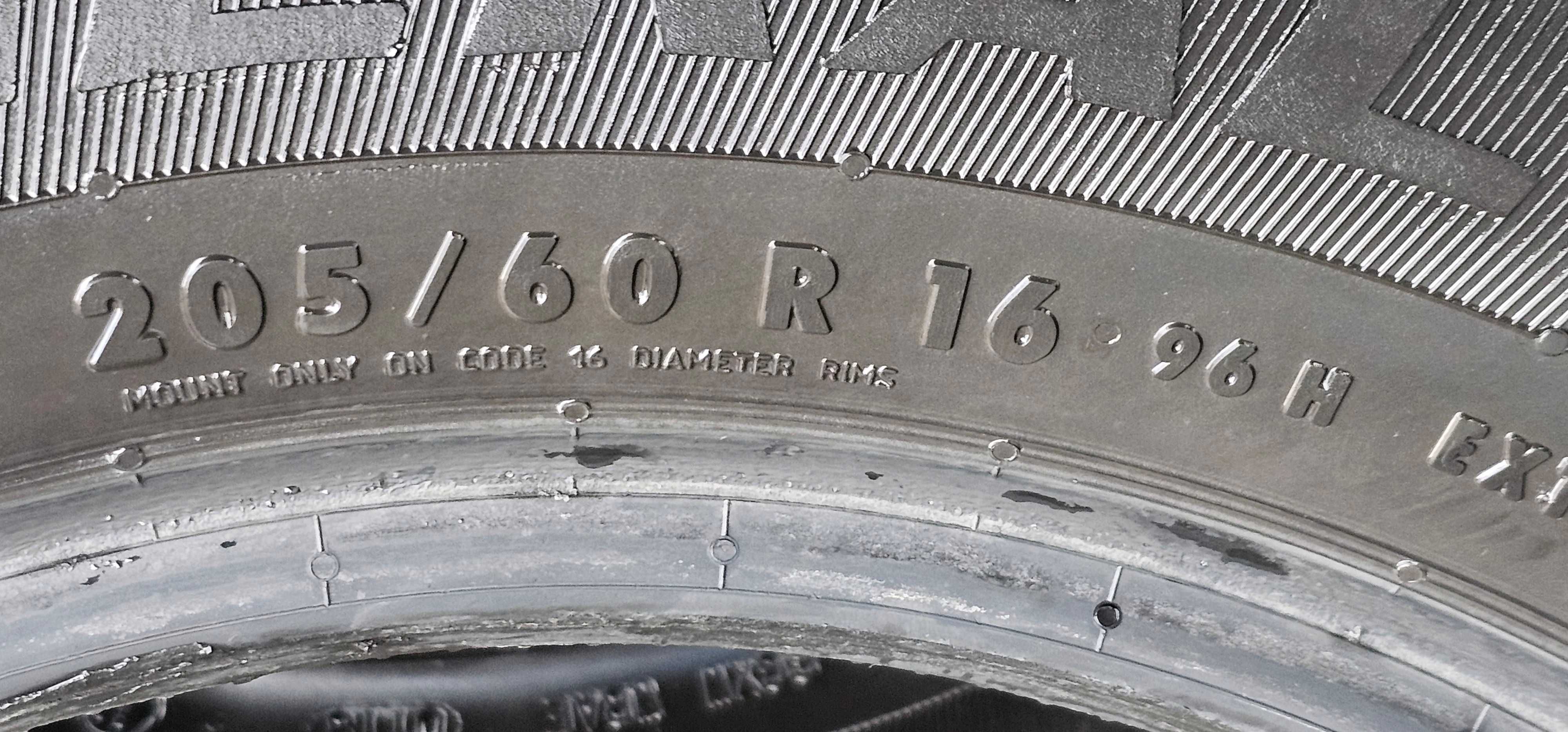 ЗИМНИ ГУМИ GENERAL 205/60 R16 96H DOT 01/18