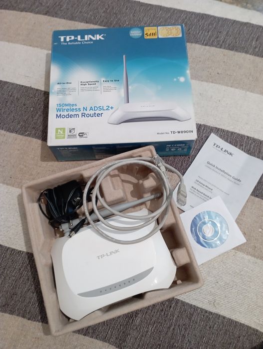 Модем Роутер Wireless N ADSL2+