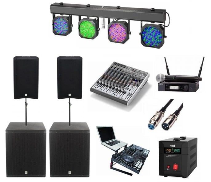 Închiriez sistem sonorizare profesional și lumini