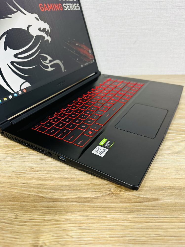 12 Ядерный MSI Gaming+GTX1650 Идеал состояние, Геймерский ноутбук