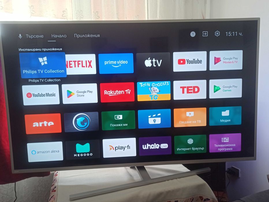 Перфектен 58" Philips 4K UHD