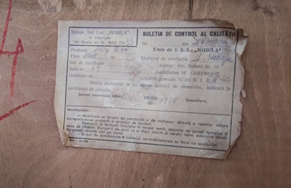 Mobila veche | Dormitor | Stare foarte bună