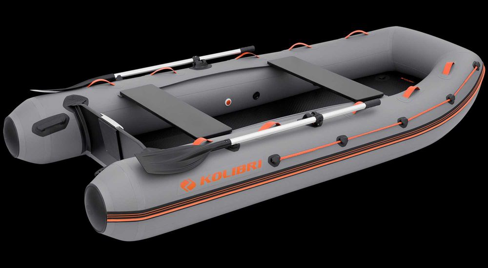 Barca gonflabila Kolibri KM-330XL Light podina airdeck, ca noua.