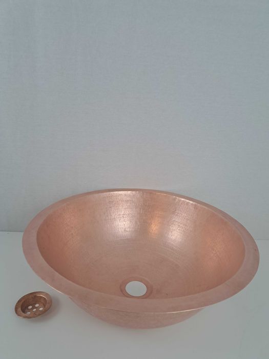 Lavoar rotund din cupru, 40 cm