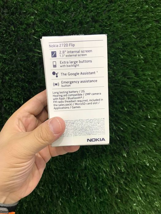 Nokia 2720 yengi 2 ta simkartali.