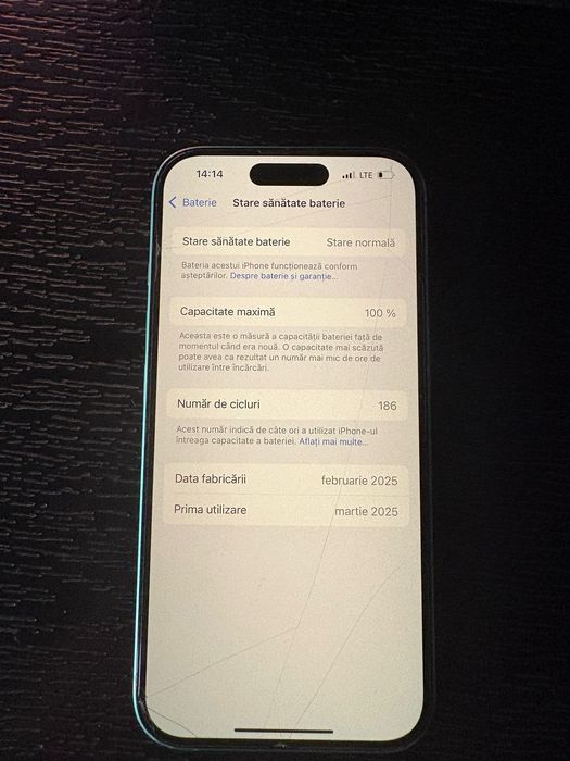 iPhone 16 128 în stare buna
