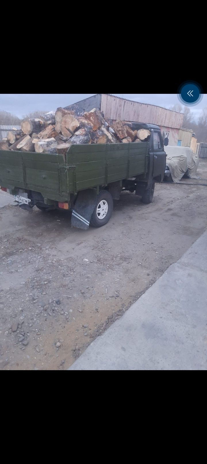 Дрова рубленные и чурками