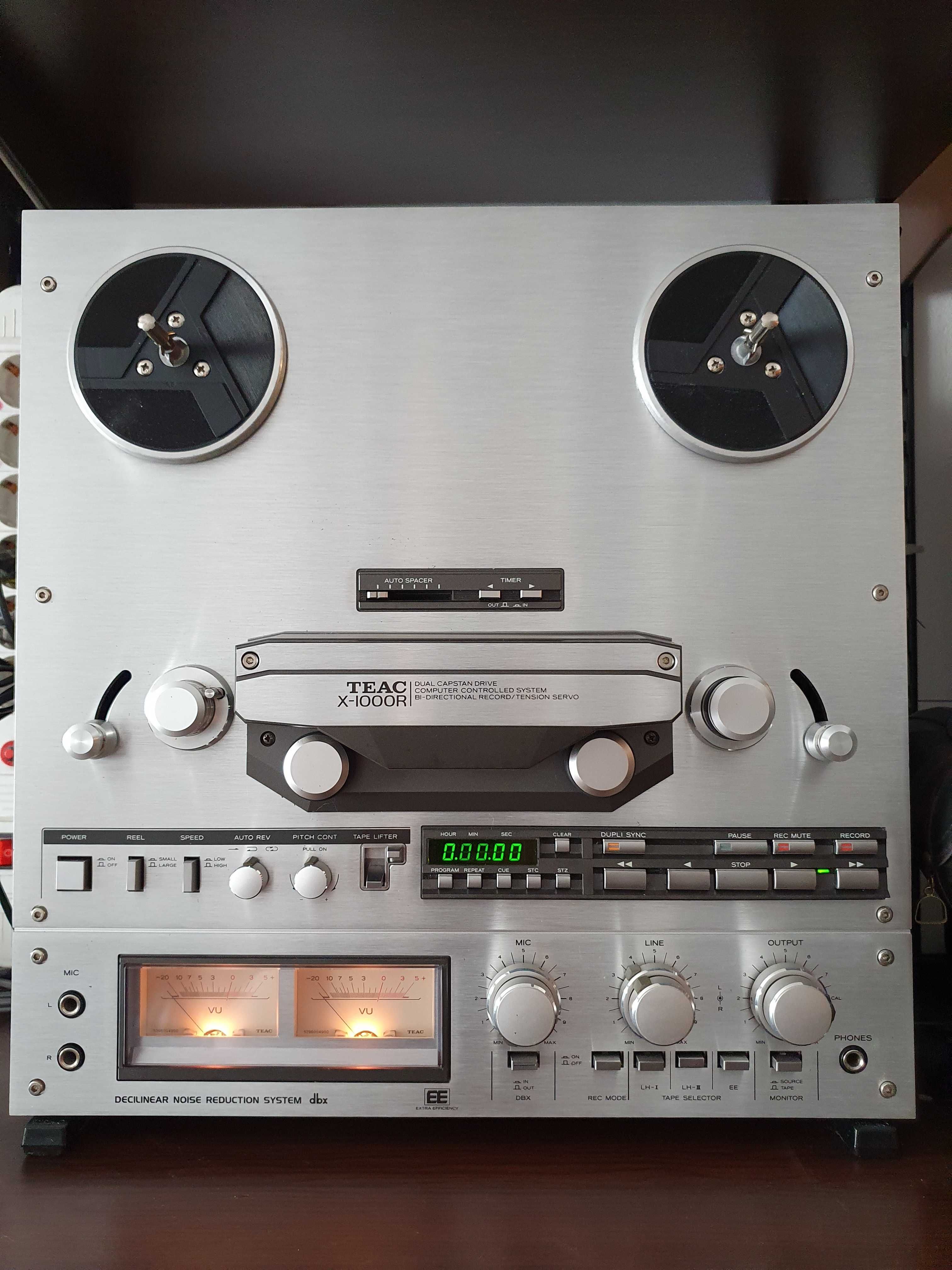 Magnetofon TEAC X-1000R, DBX, argintiu