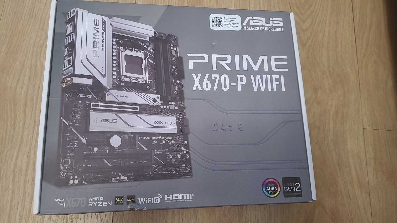 Kit gaming ryzen 7 7800x3d + Asus PRIME X670-P WIFI ,noi