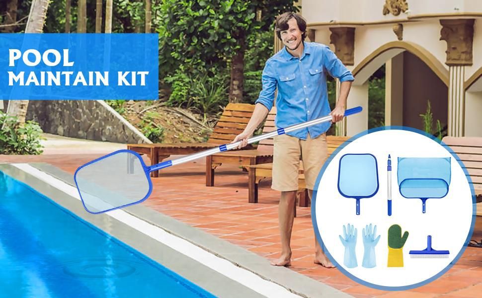 Kit de curatare intretinere piscina spa bazin peste iaz