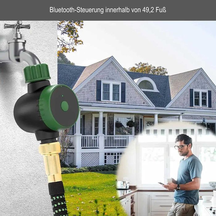 WiFi смарт таймер за поливане, с приложение, 20 програми