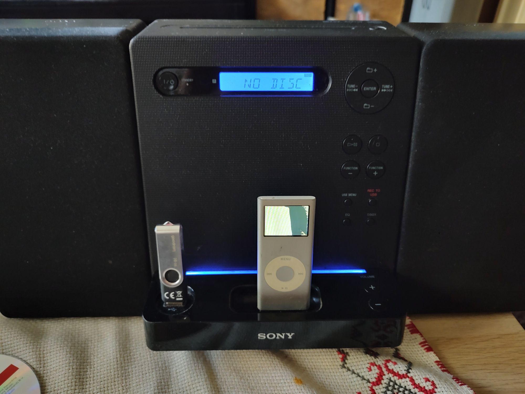 Sony audio system Ipod player