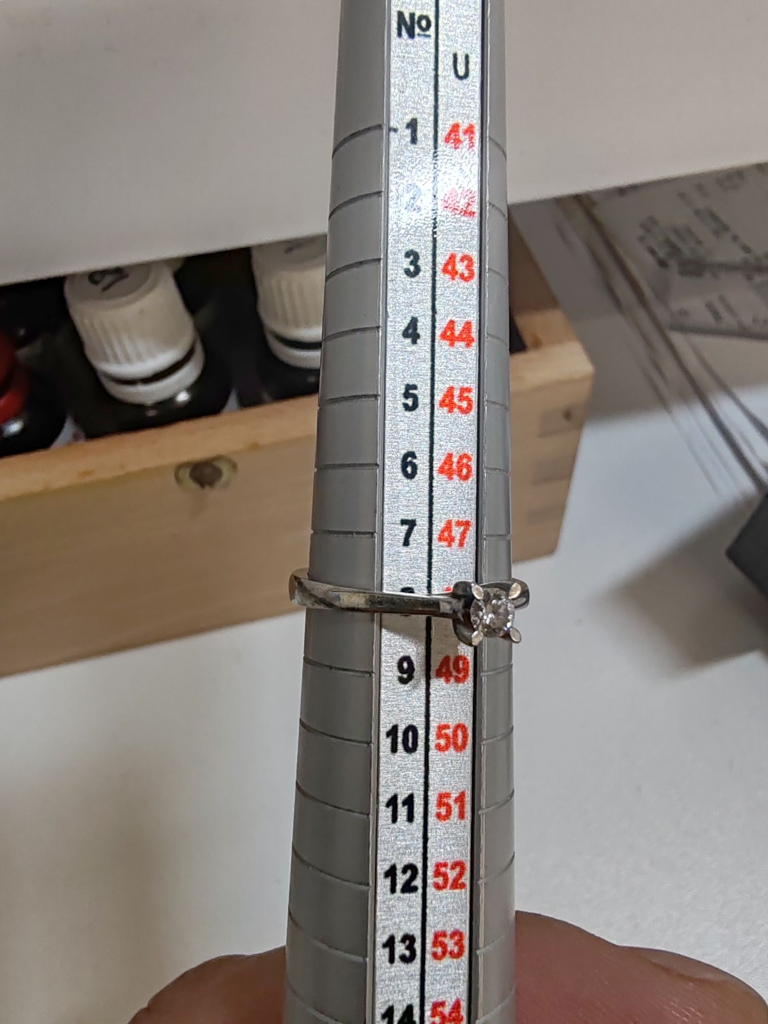 Inel Teilor de logodnă Aur 18k Gr 2,21 diamant CT 0,10 cod unic 430