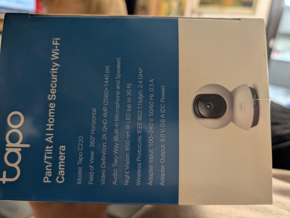 Set 3 camere de supraveghere TP-Link Tapo C220 cu Pan/Tilt 360 grade,