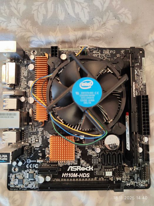 Комплект Intel G4400, Asrock H110M HDS, RAM 4GB DDR4