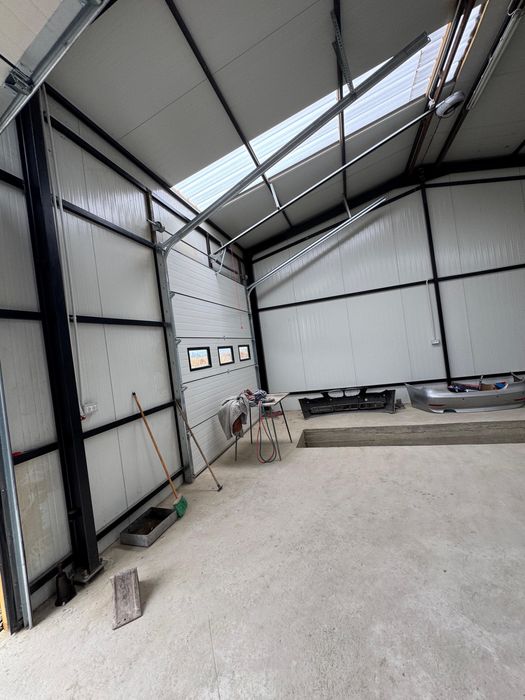 Service/ spalatorie auto 7 m latime x14 m lungime x 4 m strasina acope