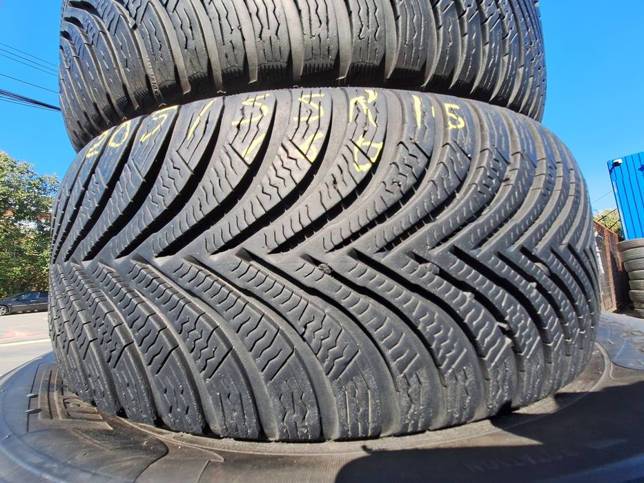 4 anvelope iarna 205/55r16  Michelin Montaj Gratuit