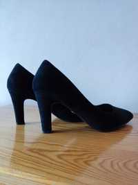 Елегантни дамски обувки Paola Bocelli / естествен велур / - черни