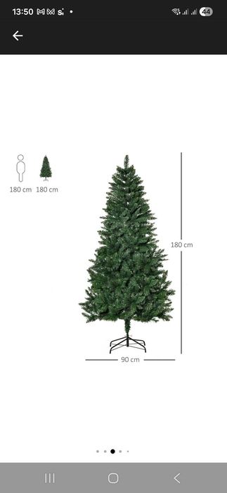 Brad artificial verde 180