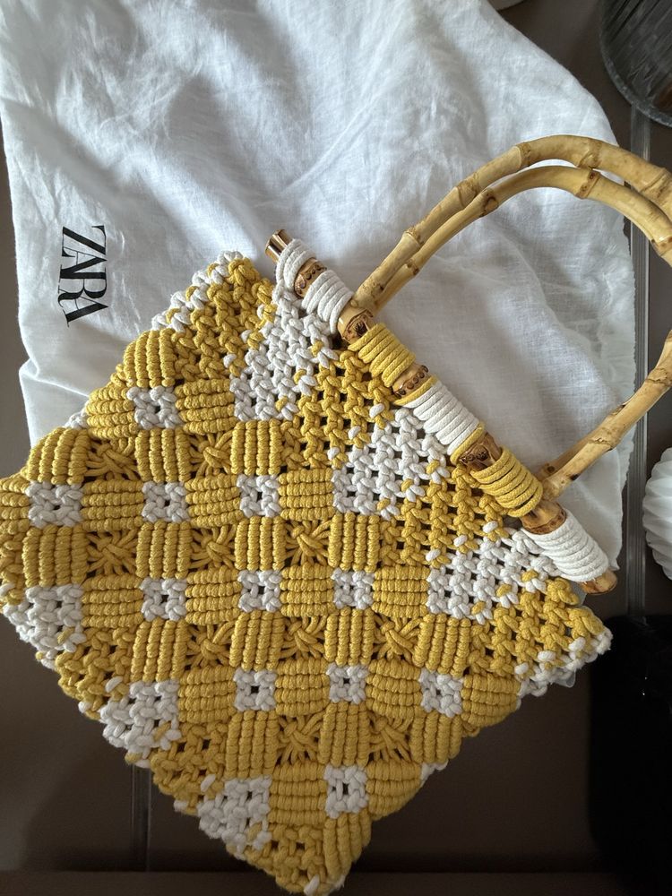 Плетена чанта Zara