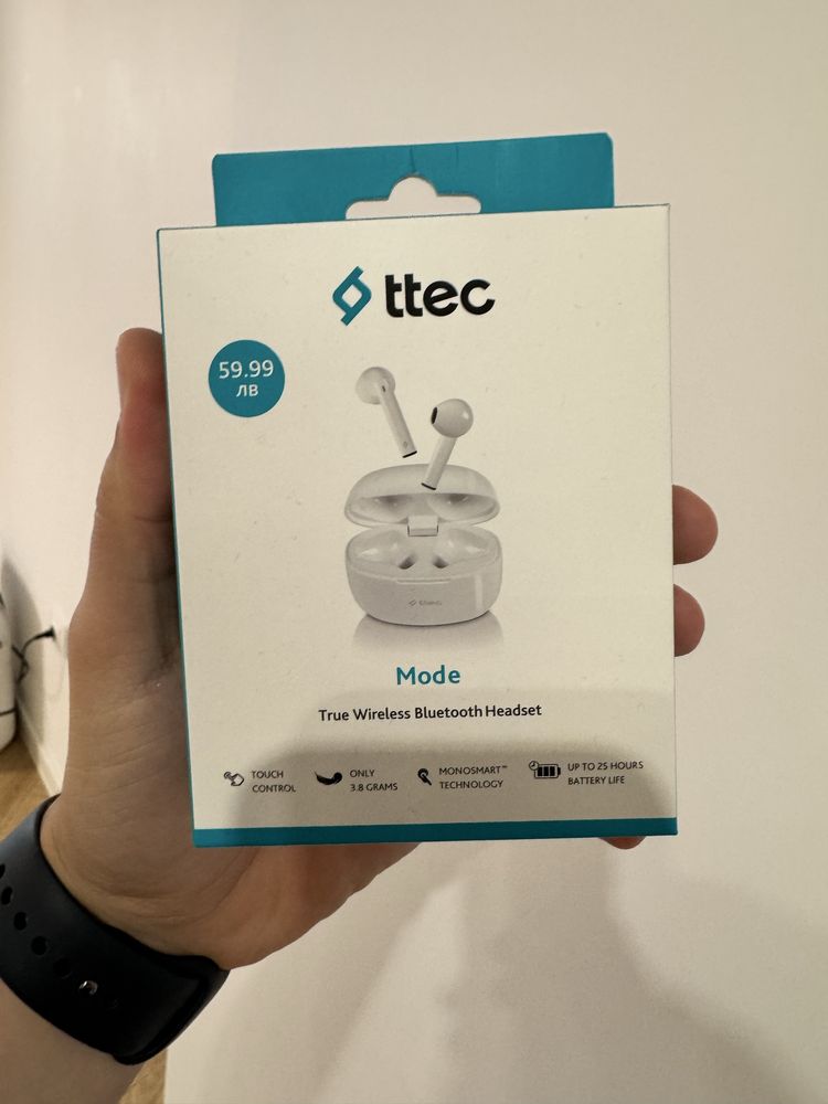 ttec безжични слушалки НОВИ
