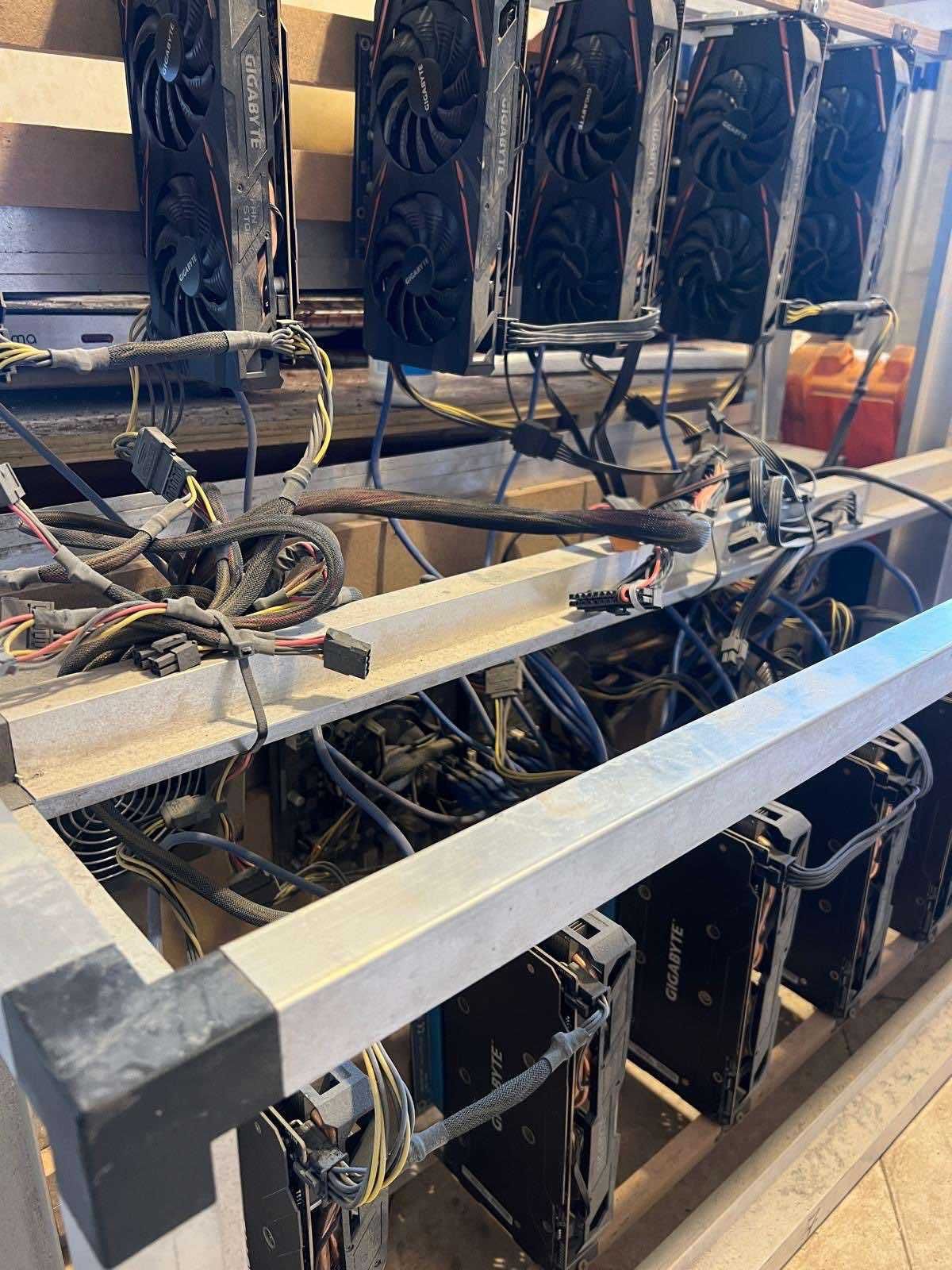 Mining Rig с  4GB – 6/8 GPU – цял или на части“