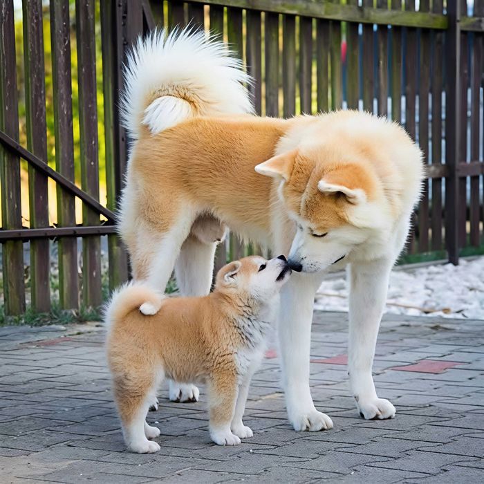 Akita inu transport gratuit