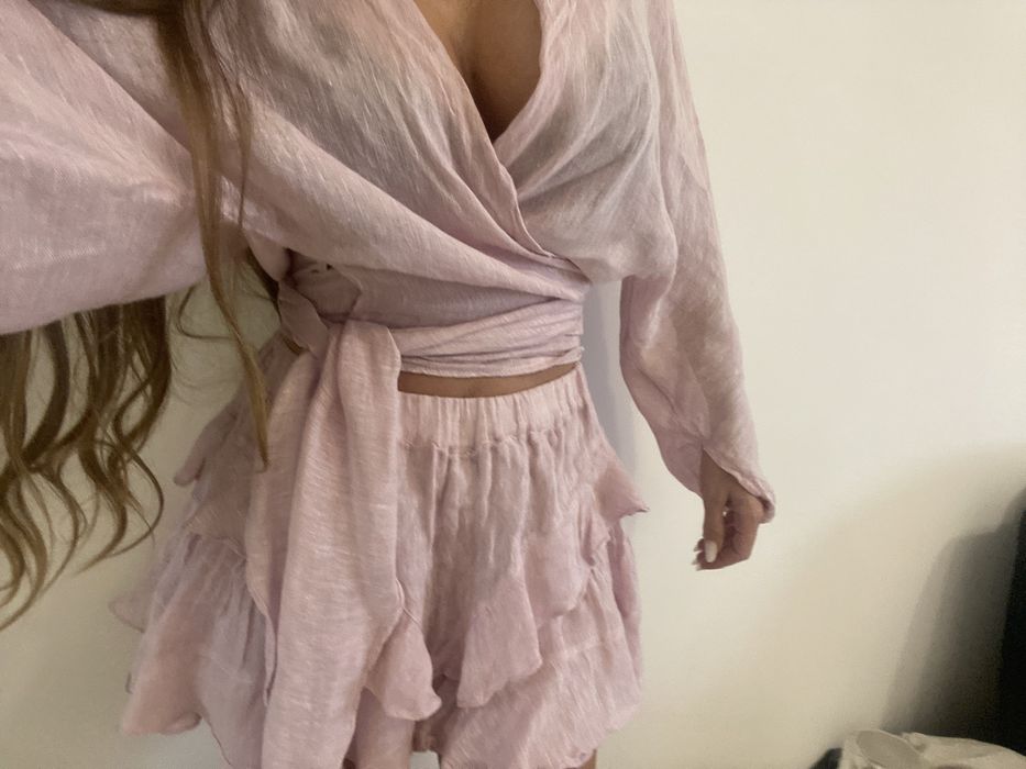 Pnk set din material natural in