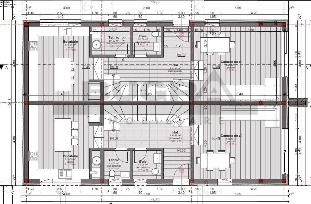 Casă modernă în duplex, 176 mp utili, 3 niveluri, zona strazii Oasului