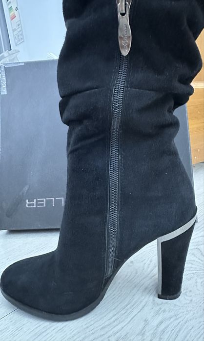 Сапоги замшевые Италия