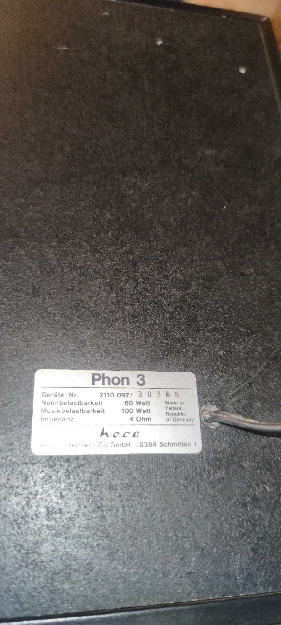 Тонколони Heco Phon 3