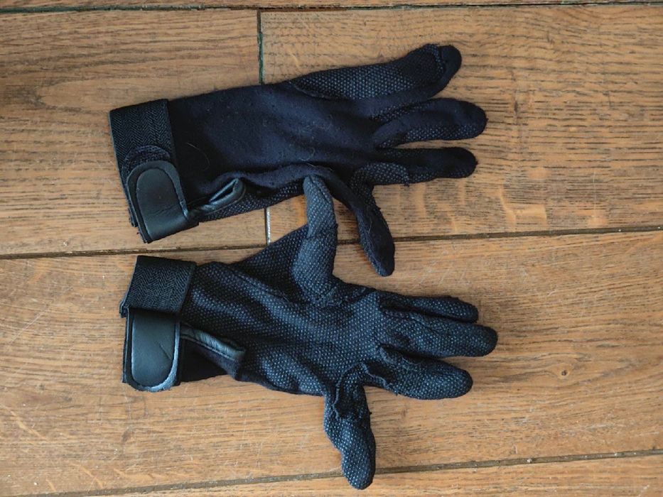 Каска, протектор, чапси и ръкавици за конна езда за дете 8 - 12 години