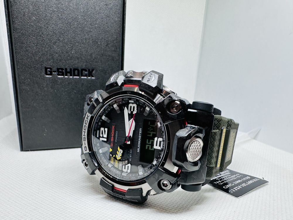 *Чисто Нов* Casio G-Shock GWG-2000-1A3JF Mudmaster *Army Green*