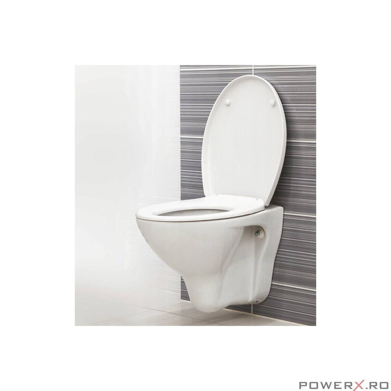 Capac wc, model standard, alb, cersanit, Sepio