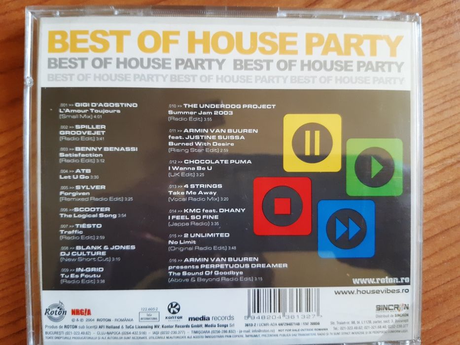 CD -uri muzica house / club