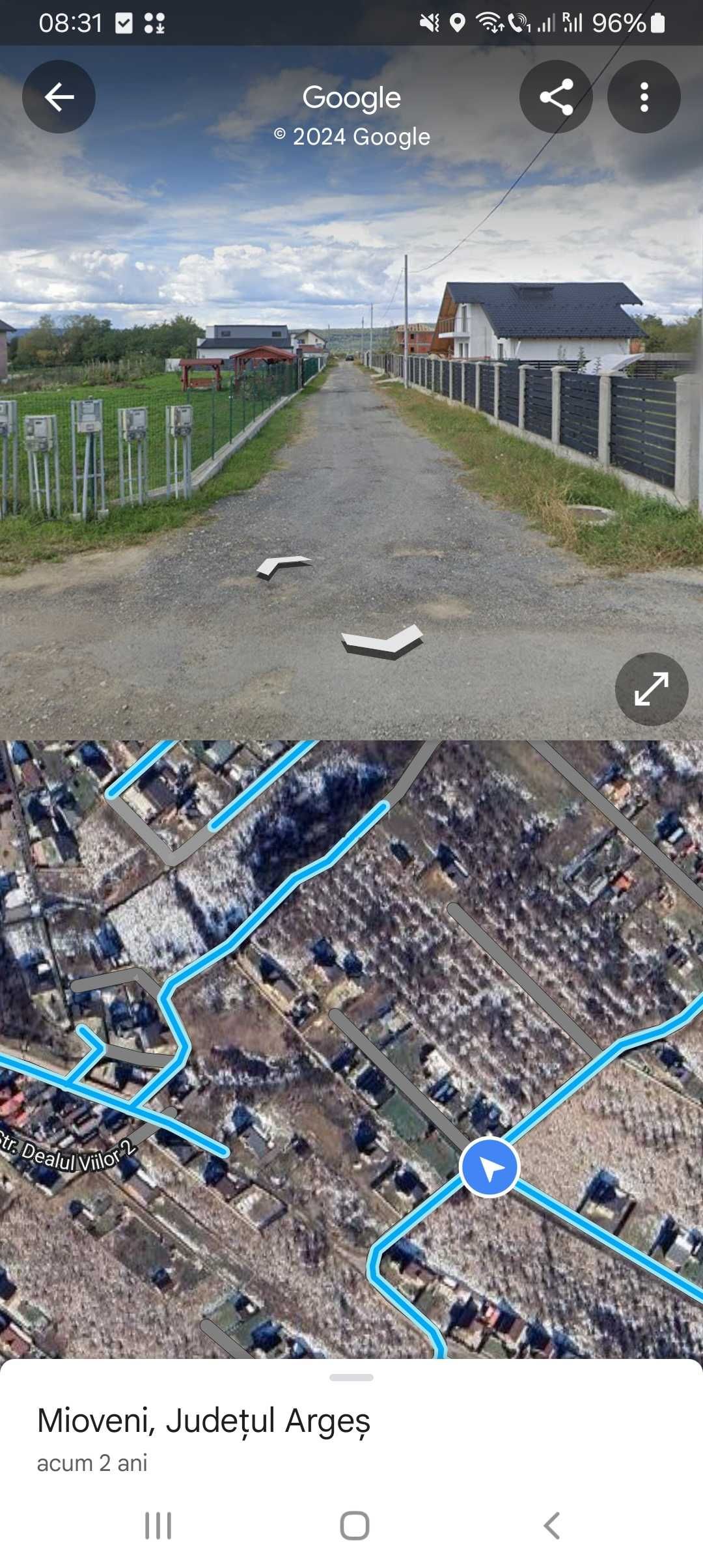 Teren intravilan Mioveni 700m